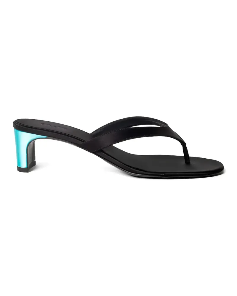 Gia Borghini T-strap heeled sandals - Schwarz Schwarz