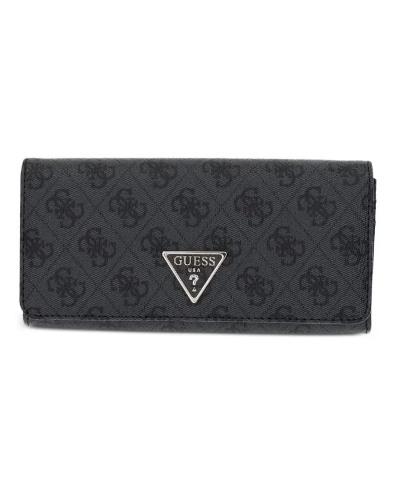 Guess Portemonnaie mit Logo-Print - Schwarz Schwarz