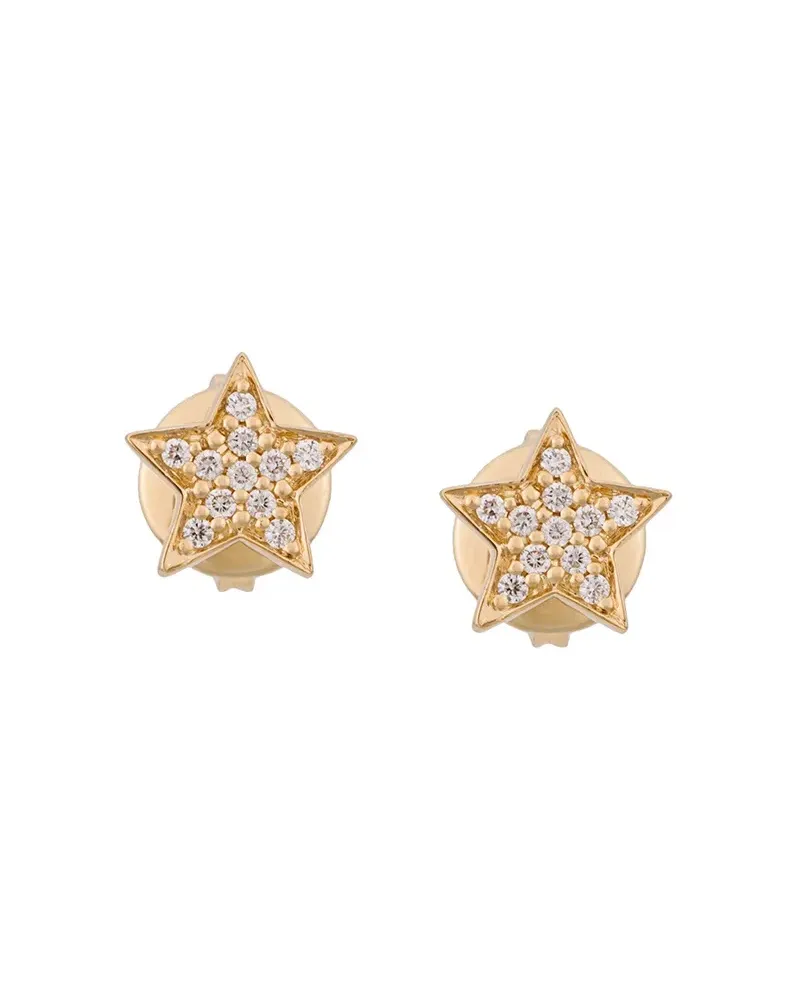 Alinka 18kt 'Stasia' Gelbgoldohrstecker mit Diamanten - Metallic Metallic