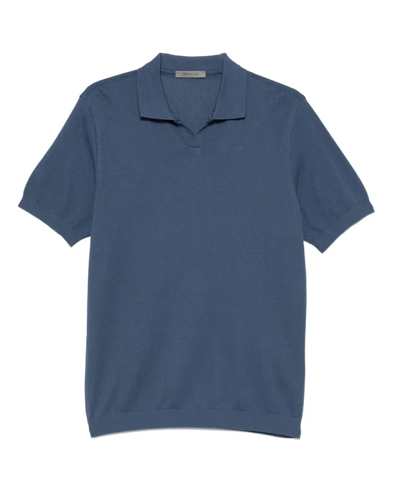 Corneliani T-Shirt aus Jersey - Blau Blau