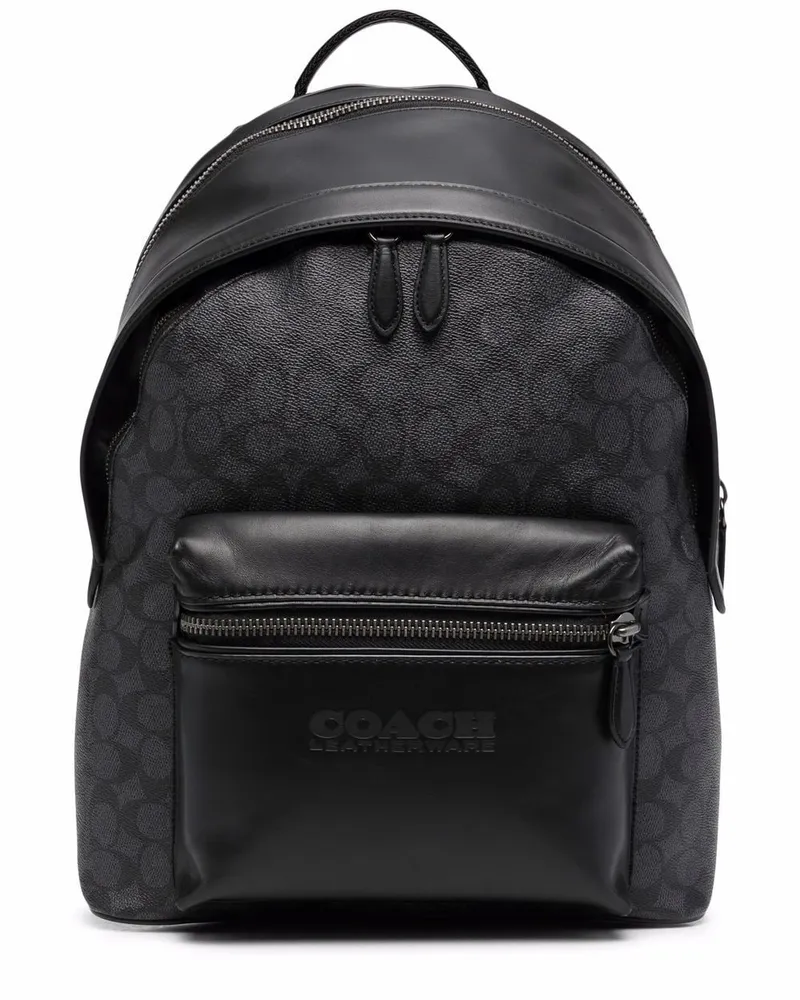 Coach Rucksack aus Canvas - Schwarz Schwarz