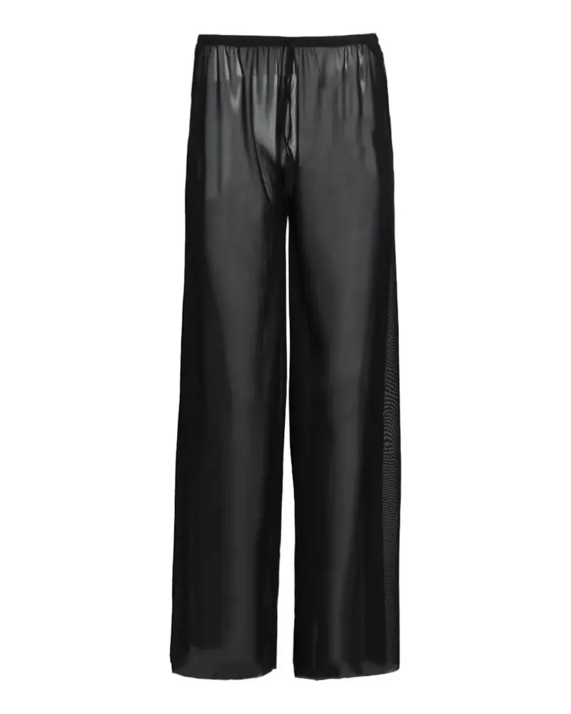 bond-eye Riley semi-sheer trousers - Schwarz Schwarz