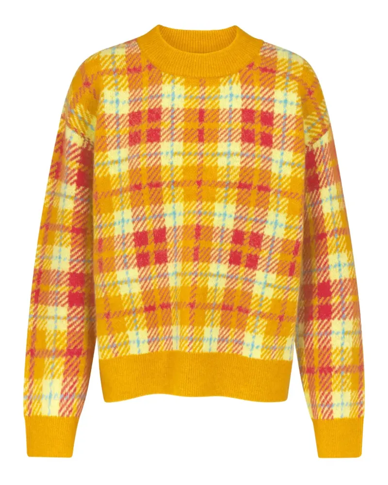 Simon Miller Karierter Calder Pullover - Orange Orange
