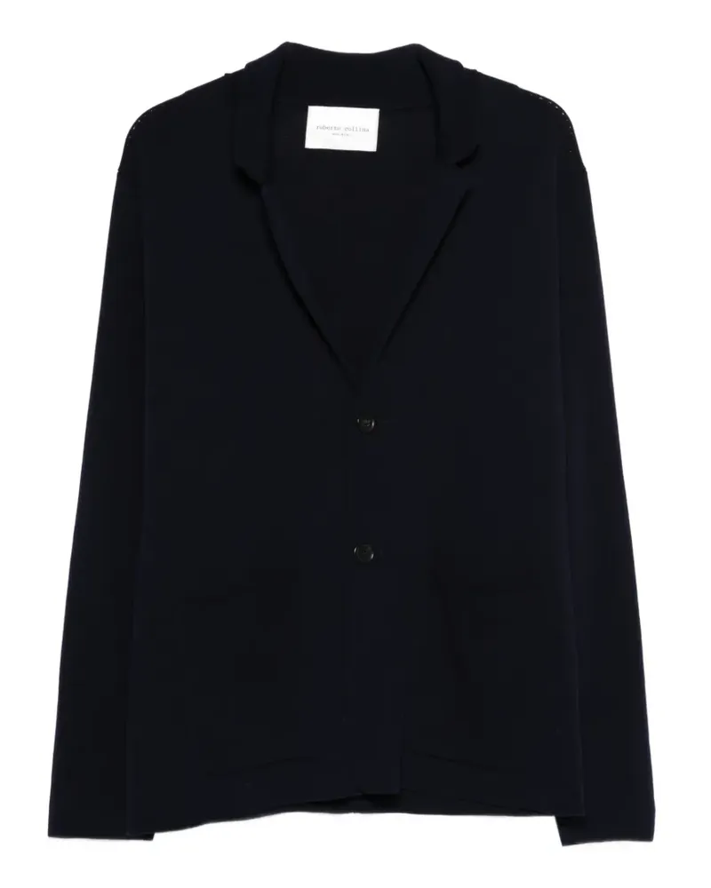 Roberto Collina patch-pockets cardigan - Blau Blau