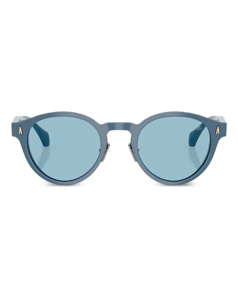 Moncler Ember Sonnenbrille mit rundem Gestell - Blau Blau
