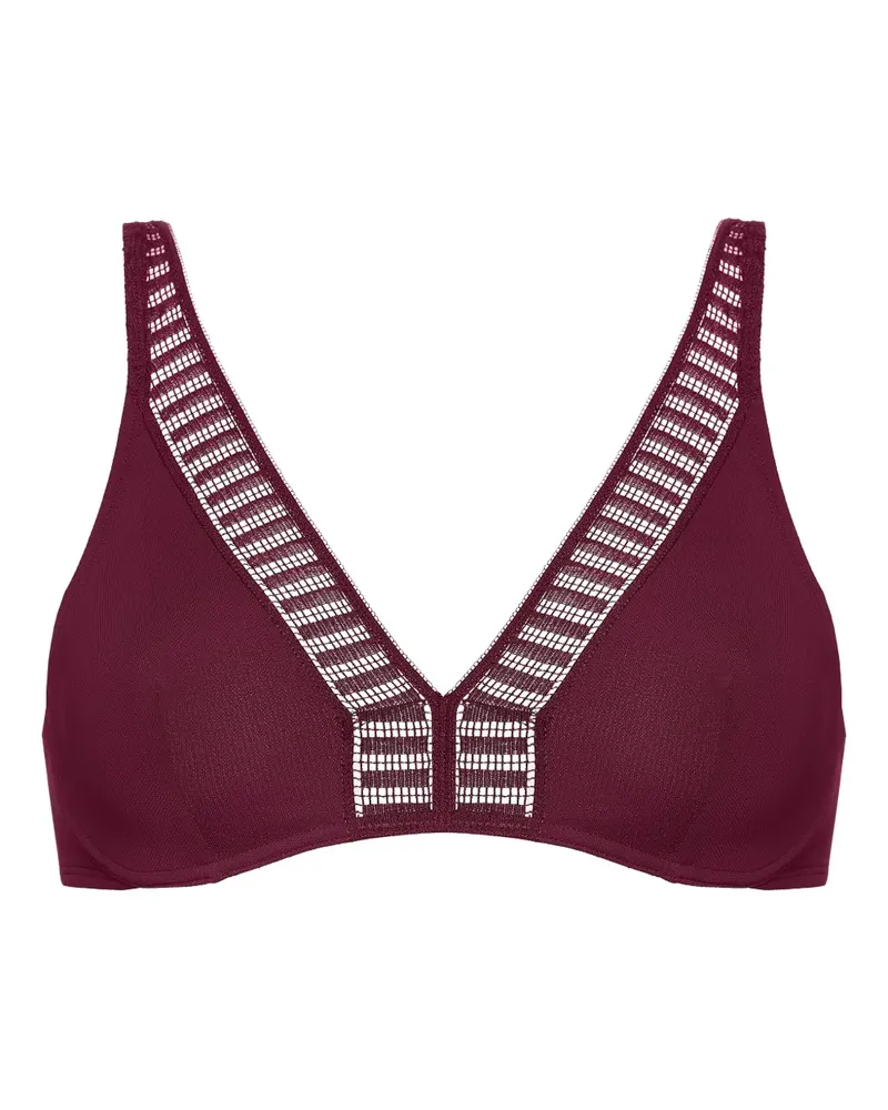 Eres Triangel-BH mit gestreifter Spitze - Violett Violett