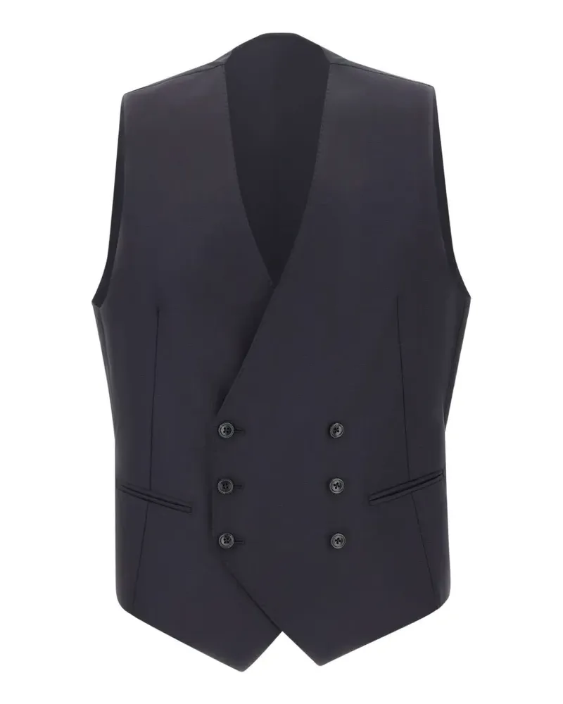 Tagliatore double-breasted waistcoat - Blau Blau