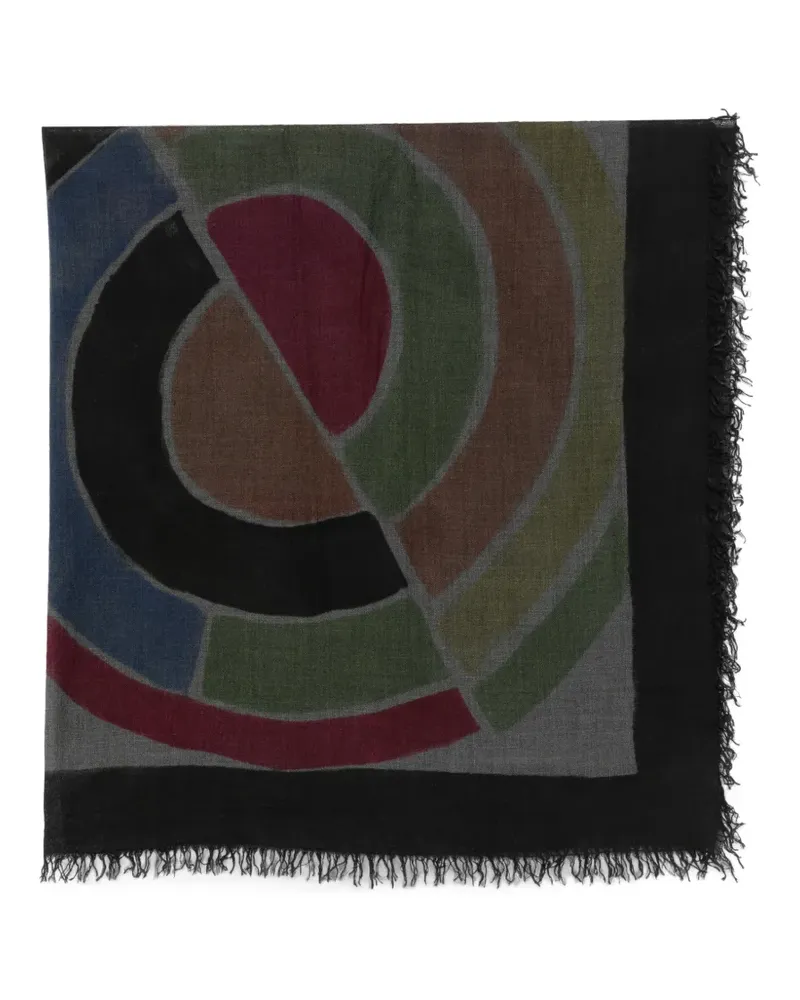 Faliero Sarti Leika geometric-print scarf - Grau Grau