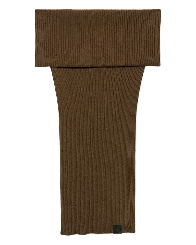 Stella McCartney off-shoulder ribbed wool top - Braun Braun