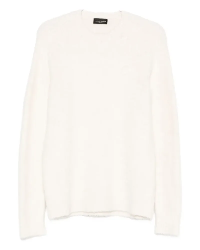 Roberto Collina crew-neck sweater - Weiß Weiß