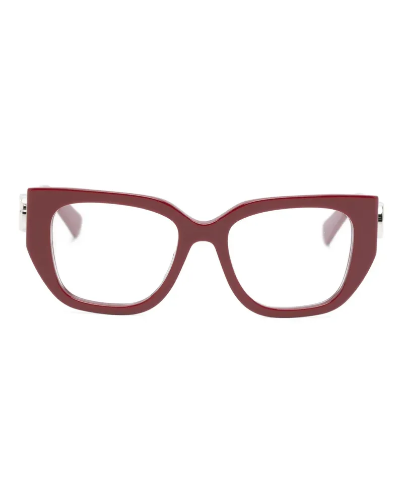 Gucci Brille im Butterfly-Design - Rot Rot