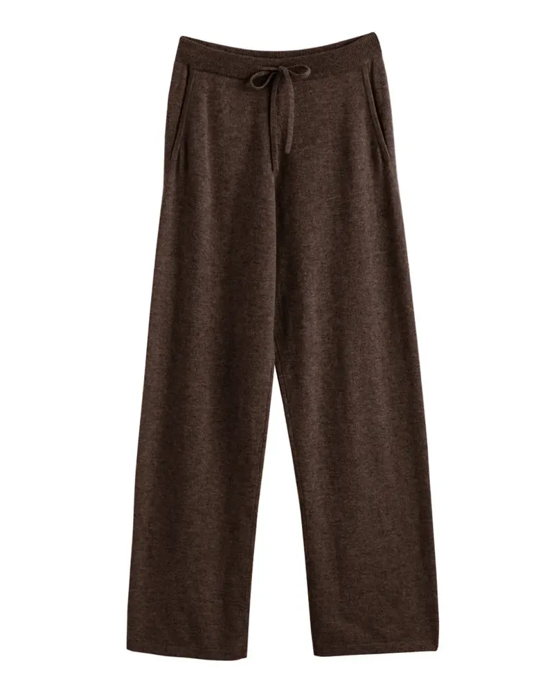Chinti & Parker Gerade Hose aus Kaschmir - Braun Braun