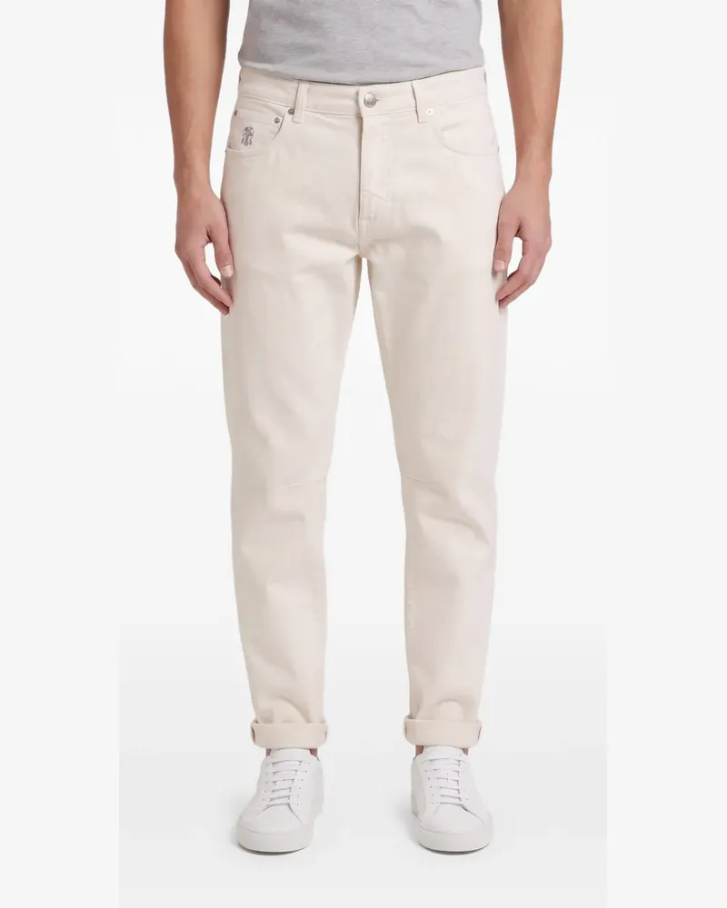 Brunello Cucinelli Leichte Five-Pocket-Jeans - Nude Nude