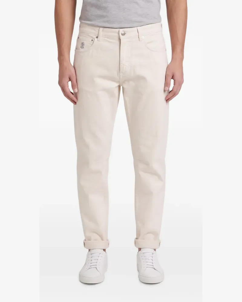 Brunello Cucinelli Leichte Five-Pocket-Jeans - Nude Nude
