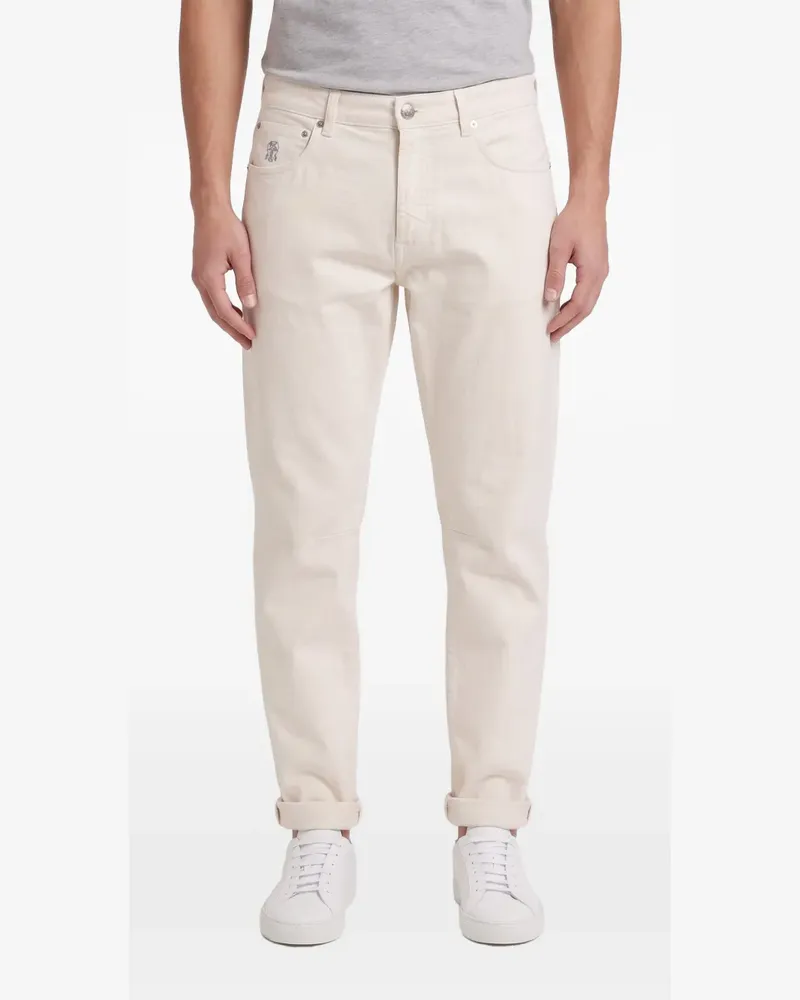 Brunello Cucinelli Leichte Five-Pocket-Jeans - Nude Nude
