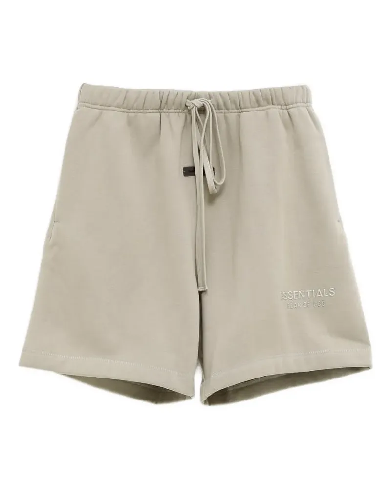 Fear of God Bestickte Shorts mit elastischem Bund - Nude Nude