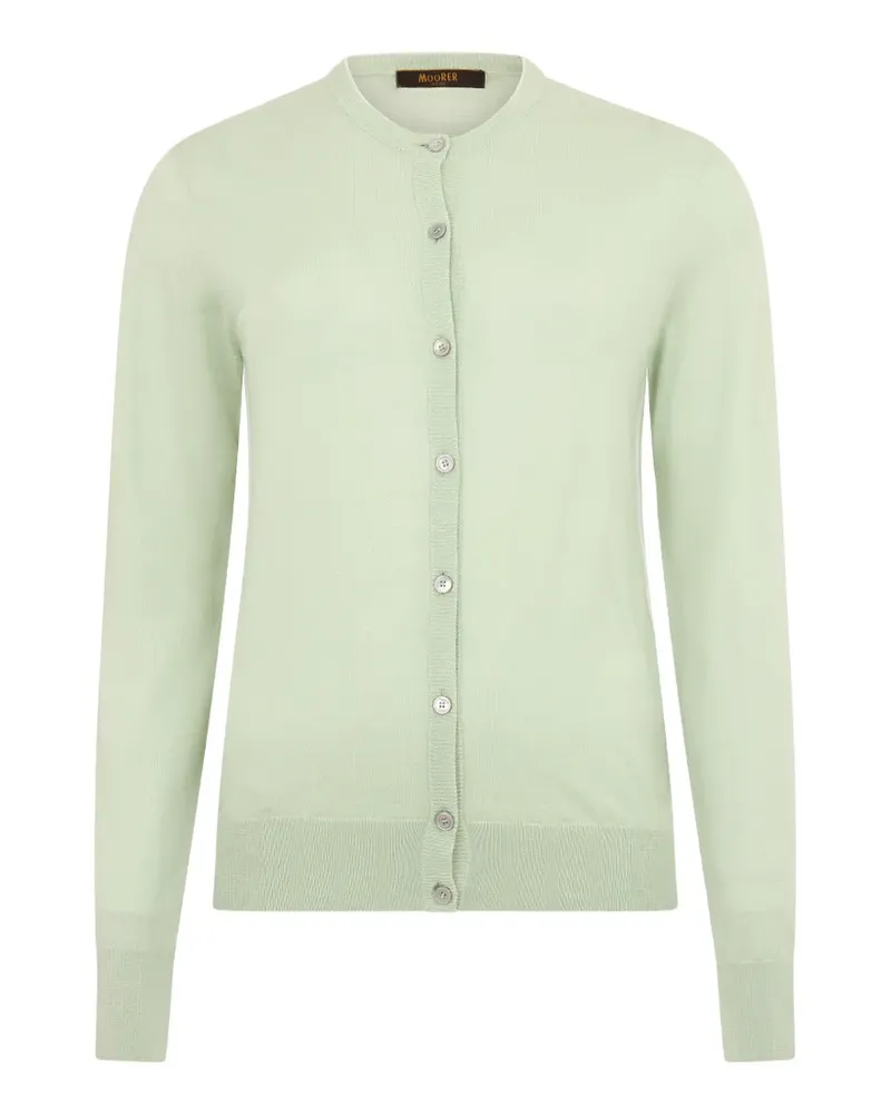 MOORER Geknöpfter Cardigan - Grün Grün