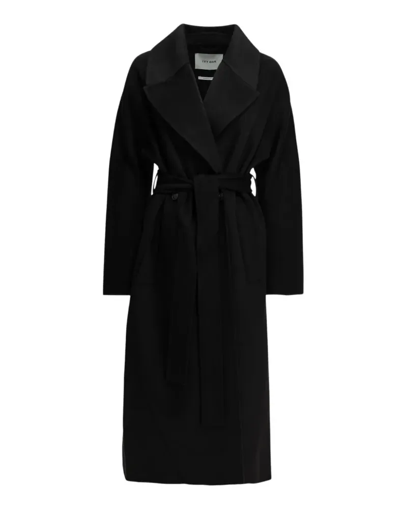 IVY & OAK Iocybele belted wool coat - Schwarz Schwarz