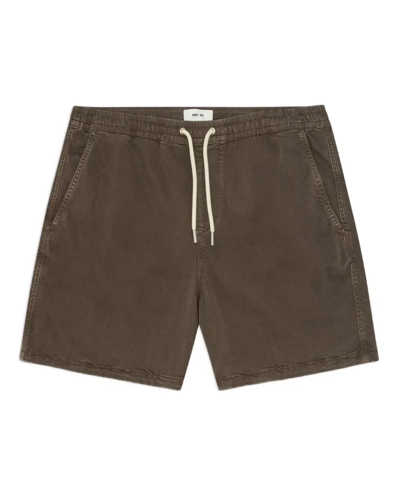 NN 07 Shorts mit Kordelzug - Braun Braun