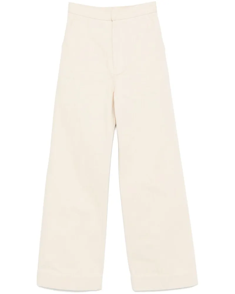 Jil Sander Hose mit geradem Bein - Nude Nude