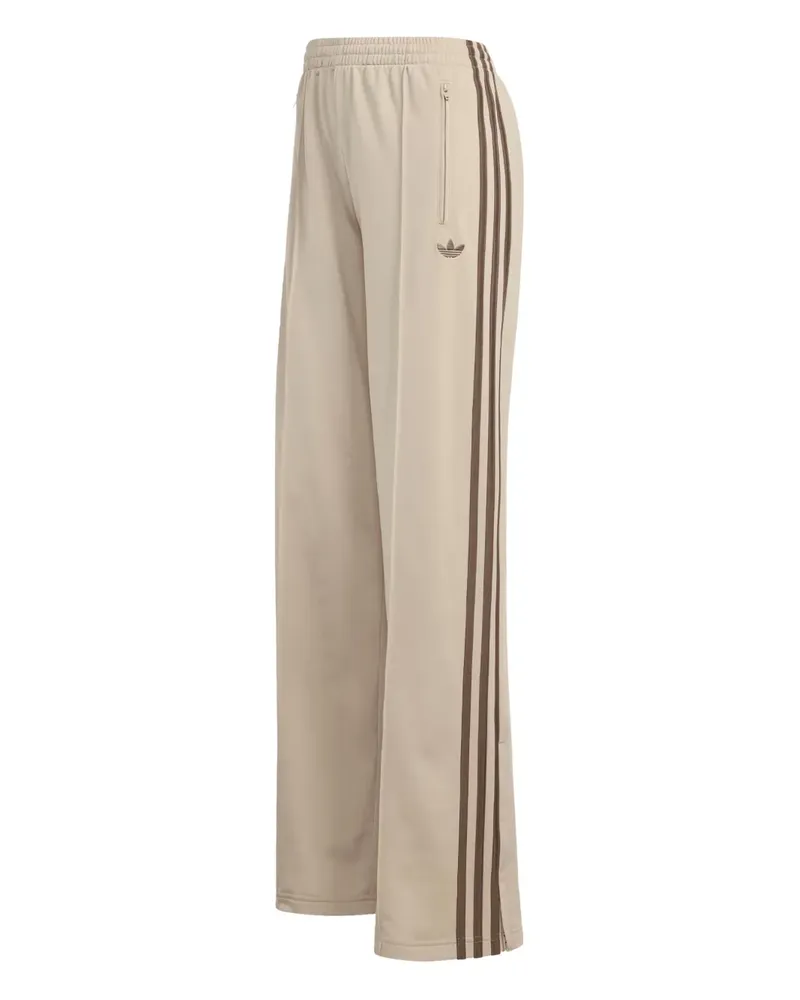 adidas stripe loose track pants - Nude Nude