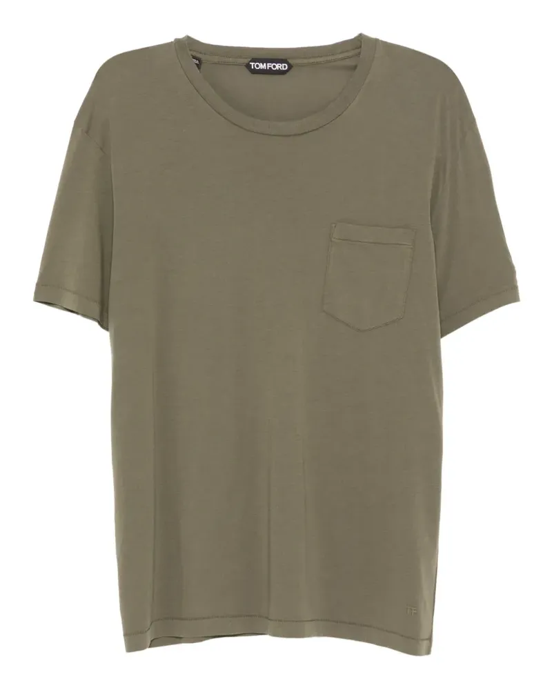 Tom Ford T-Shirt mit rundem Ausschnitt - Grün Grün