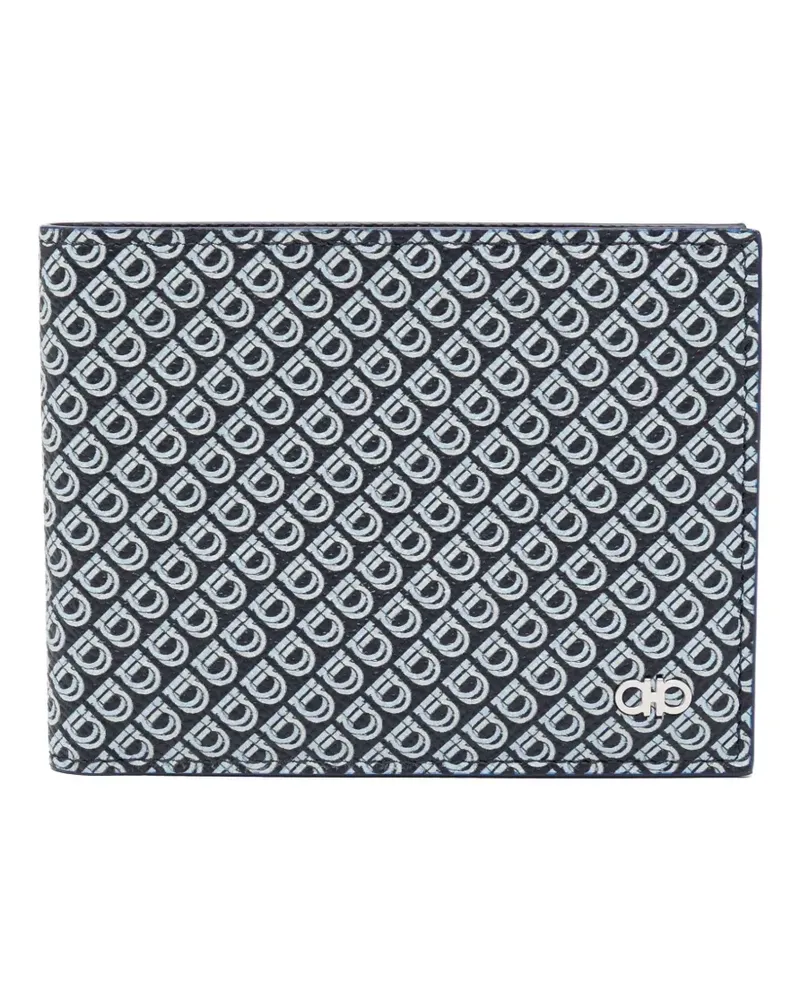 Ferragamo Portemonnaie mit Gancini-Detail - Blau Blau