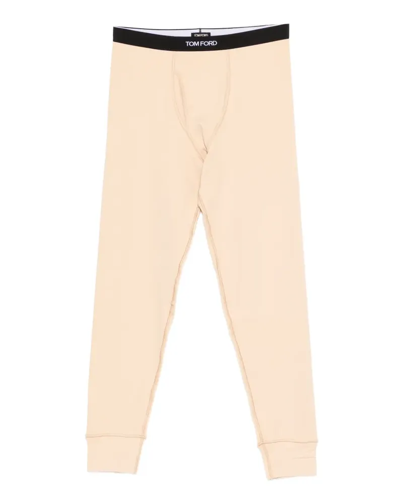 Tom Ford logo-patch briefs - Nude Nude