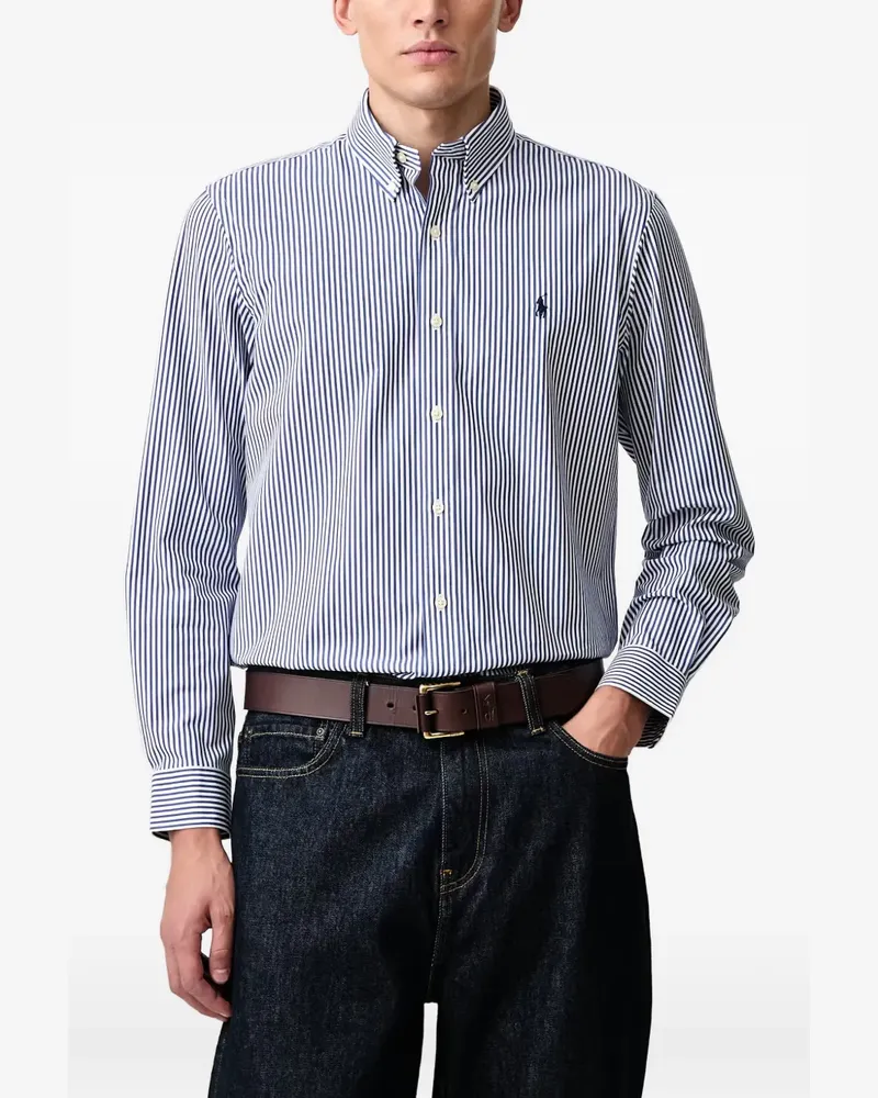 Ralph Lauren Gestreiftes Hemd - Weiß Weiß