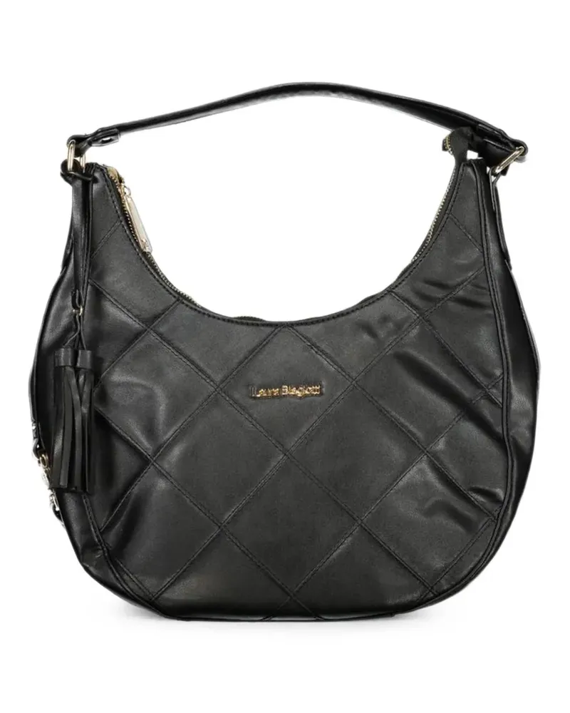 Laura Biagiotti Gesteppte Tasche mit Quaste - Schwarz Schwarz