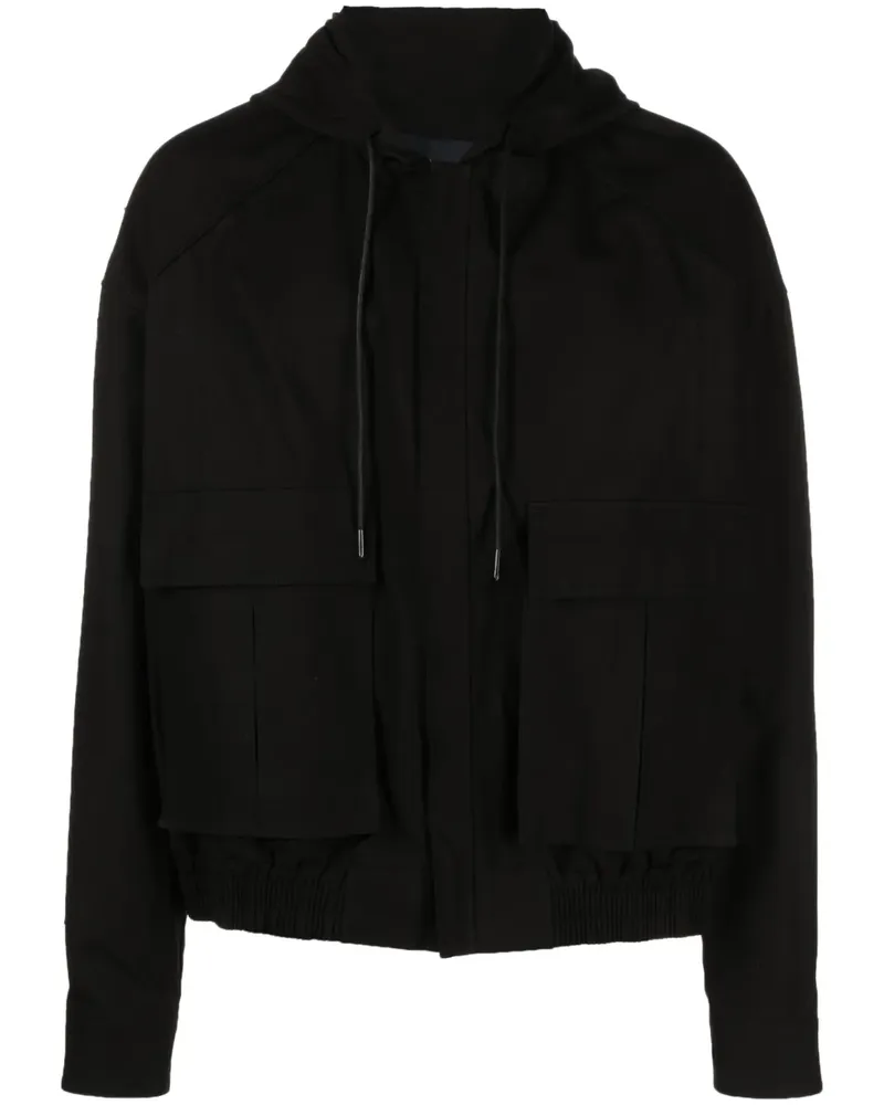 JUUN.J Kapuzenjacke mit Kordelzug - Schwarz Schwarz