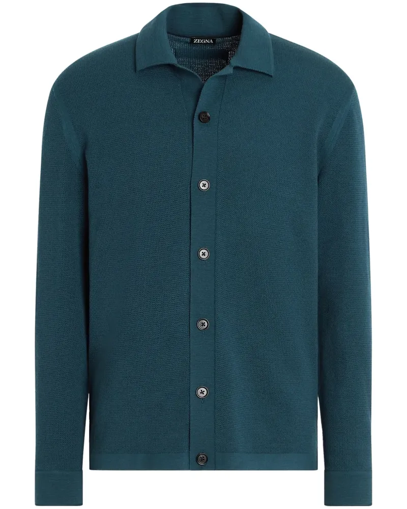 Ermenegildo Zegna Klassisches Hemd - Blau Blau