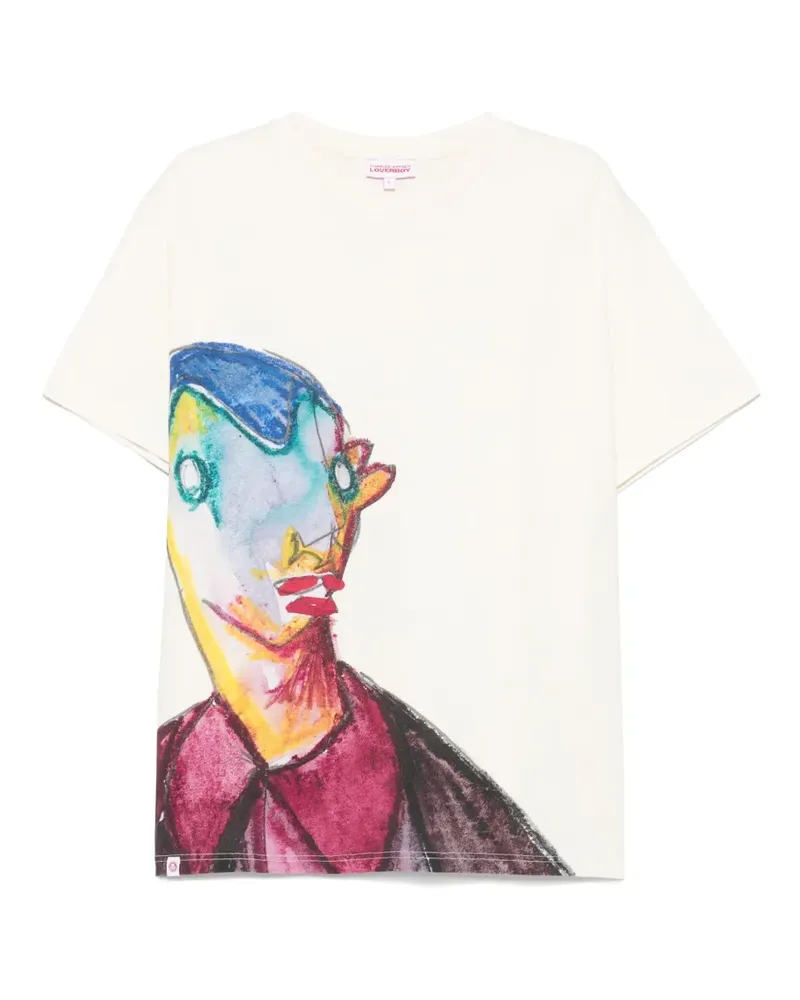 Charles Jeffrey Loverboy T-Shirt mit Print - Nude Nude