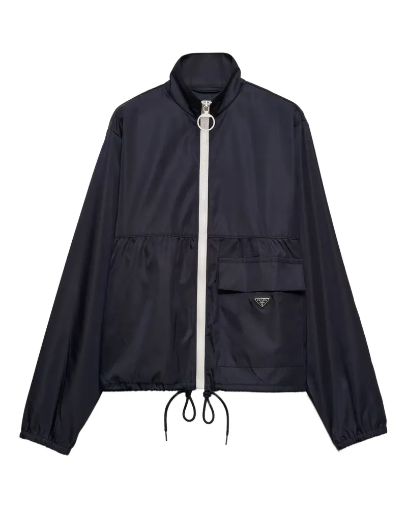 Prada Bomberjacke aus Re-Nylon - Blau Blau
