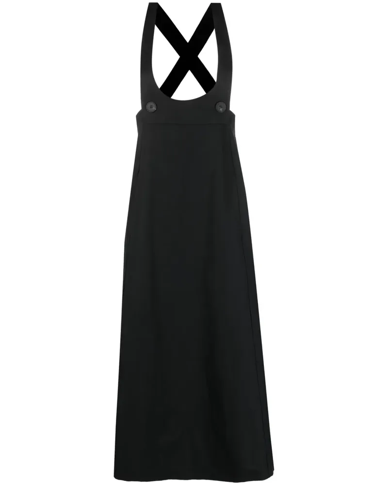 TELA Kleid mit gekreuzten Trägern - Schwarz Schwarz