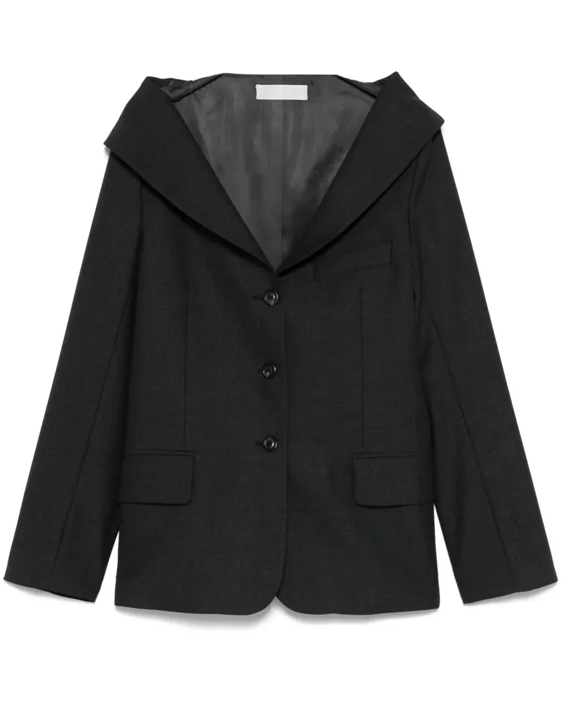 Our Legacy Kaonashi Blazer - Schwarz Schwarz