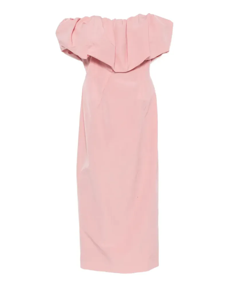 Magda Butrym ruffled strapless maxi dress - Rosa Rosa