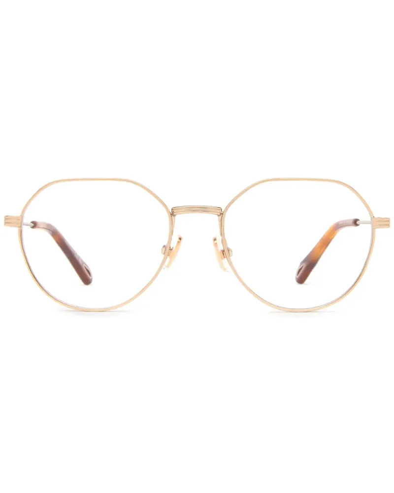 Chloé Brille mit geometrischem Gestell - Gold Gold
