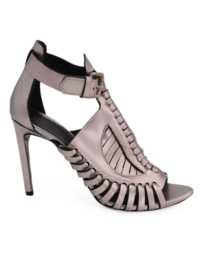 Proenza Schouler cage leather sandals - Grau Grau