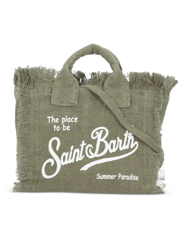 MC2 Saint Barth Colette frayed tote bag - Grün Grün