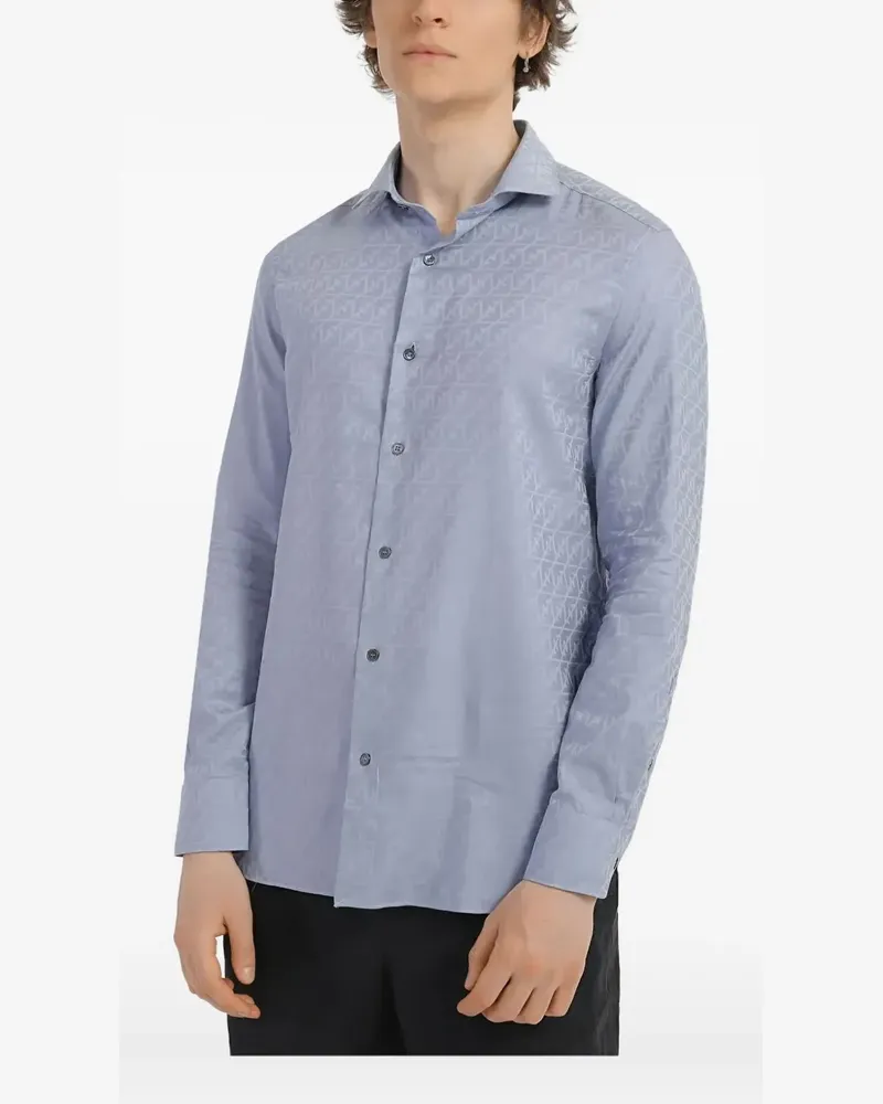 Emporio Armani Klassisches Hemd - Blau Blau
