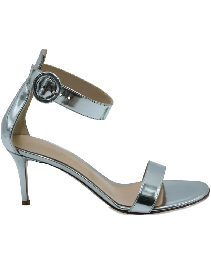 Gianvito Rossi 70mm ankle-strap sandals - Silber Silber