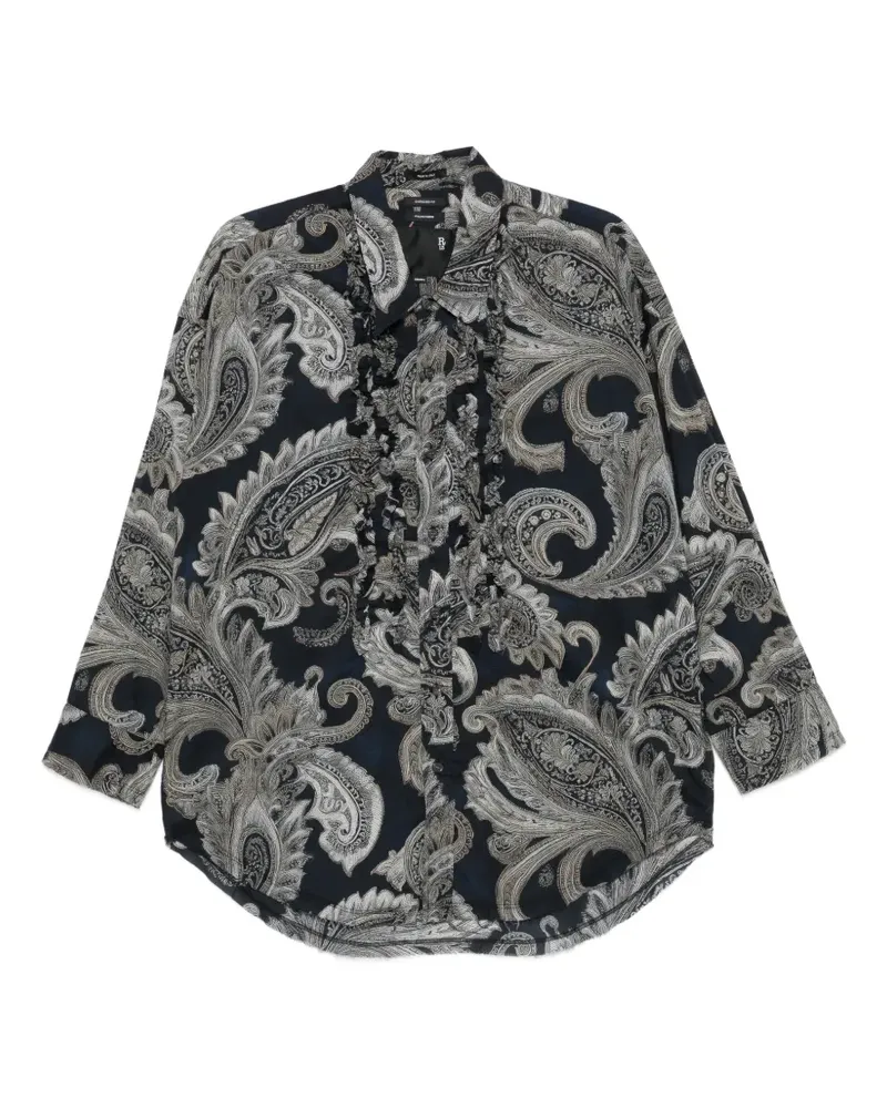 R13 long-sleeve shirt - Schwarz Schwarz