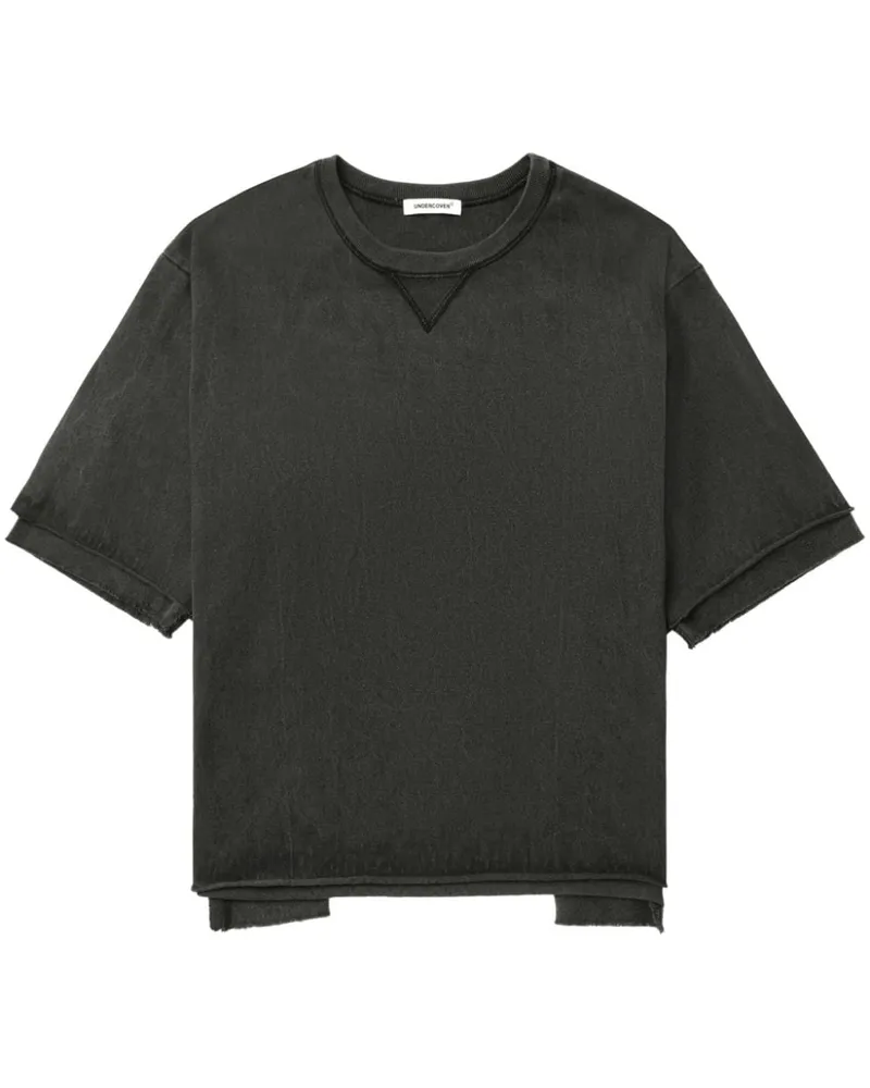 Undercover double-sleeve cotton t-shirt Grau