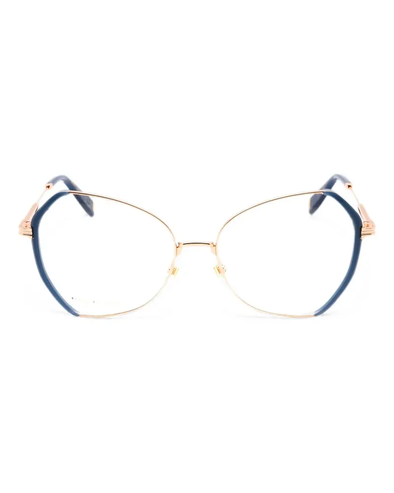 Marc Jacobs geometric-frame glasses - Gold Gold