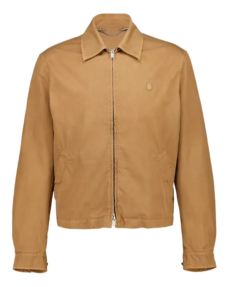 Alexander McQueen Hemdjacke mit Totenkopf-Applikation - Nude Nude