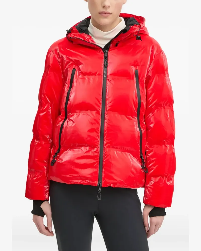 EA7 hooded zip-up jacket - Rot Rot