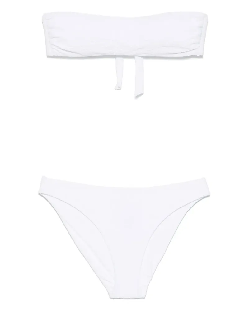 FISICO-Cristina Ferrari Bikini mit Jacquardmuster - Weiß Weiß