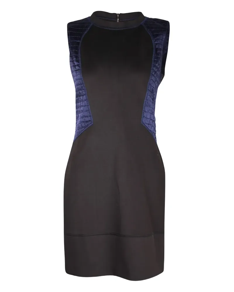 Sandro colour-block sleeveless mini dress - Schwarz Schwarz