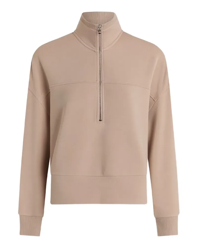 Varley Kayleigh half zip sweatshirt - Nude Nude